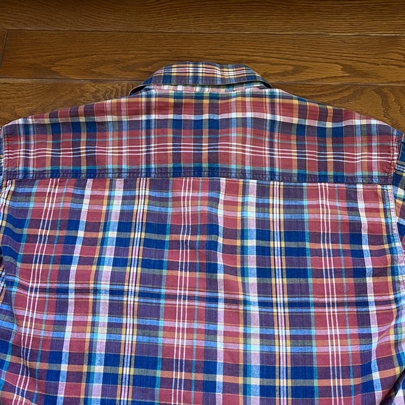 RARE Men’s RAGZ Plaid Shirt Snap Up Front OOAK Vintage VTG Size Large L - Picture 8 of 10